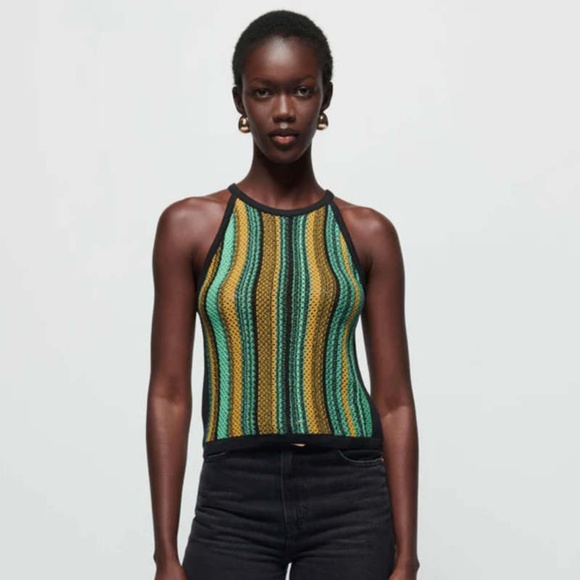 Nation LTD Tops - Nation LTD Multicolor Striped Tank Top